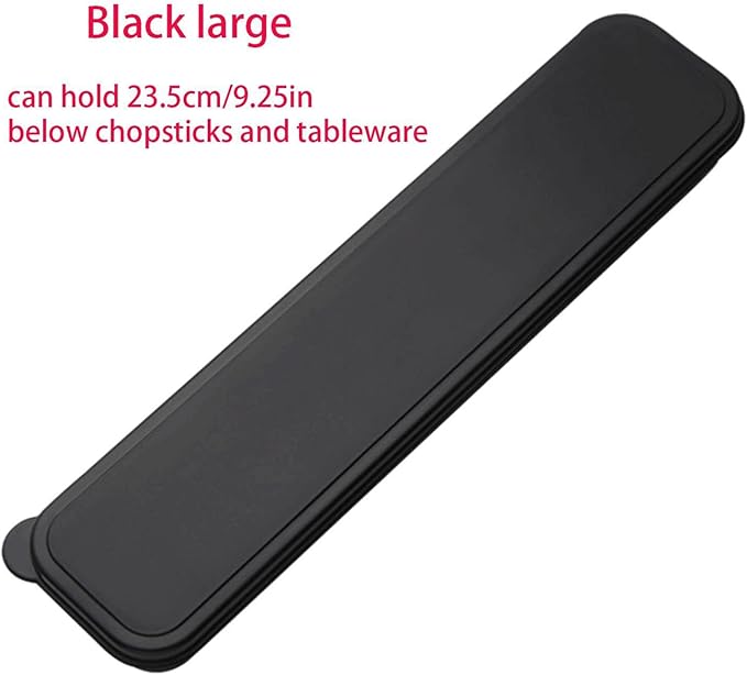 1Pcs Simple Utensil Holder with Lid, Reusable Utensils Wheat Straw Travel Cutlery Box,Portable Flatware Box Travel Tableware Storage Case, Simple Tableware Storage Box Case for Cutlery Kit (black)