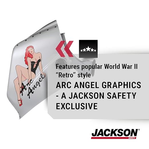 Jackson Safety Insight ADF Welding Helmet - Ultra Lightweight, Auto Darkening Welding Hood with HLX Shell Design - ANSI Z87.1 & CSA Z94.3