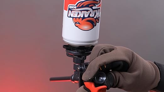Kraken Bond Window & Door Expanding Foam Spray - (12x32oz) Professional Foam Sealant Gap Filler, Low Expansion Polyurethane Foam Spray for Holes, Gun Use, Gun&Cleaner NOT Included - 12 Pack