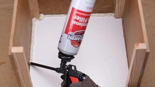 Kraken Bond Window & Door Expanding Foam Sealant - (1x24oz) Professional Gap Filling Gun Use Polyurethane Spray Foam, Low Expansion Waterproof Gap Filler, Gun&Cleaner Included - 1 Pack