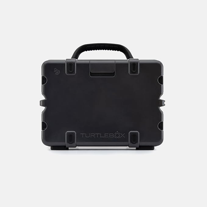 Turtlebox Original Gen 3: Portable Outdoor Bluetooth Speaker – Ultra-Loud (120dB), Waterproof (IP67), Rugged, Impact-Resistant, 3-Day Battery | Party Mode: Unlimited Pairing Stereo, Gray/Navy