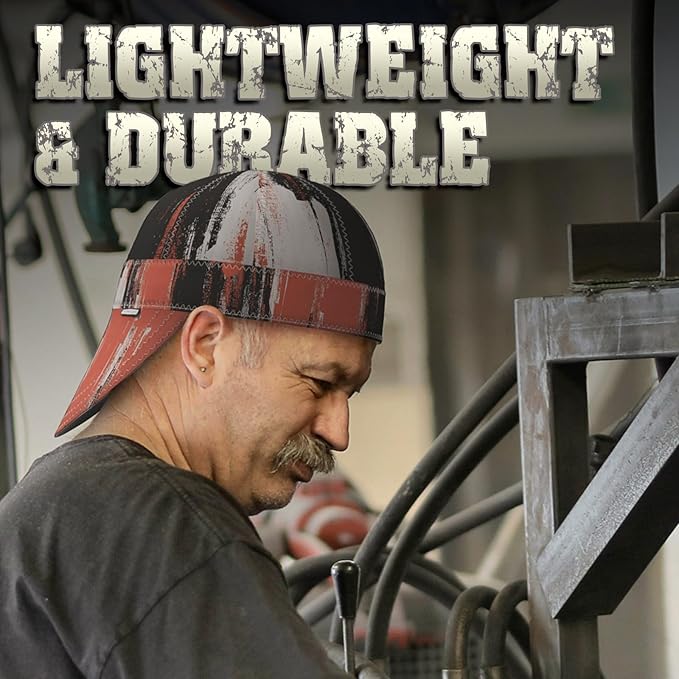 YESWELDER Welding Cap, Modern Style 7-3/8", Heat-Resistant Reversible Durable Protective Welders Cap