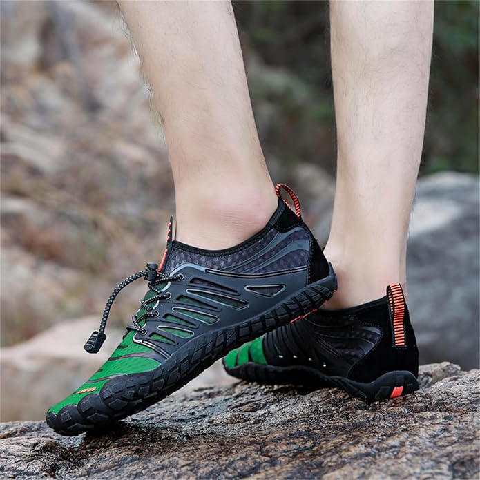 UBFEN Water Shoes Aqua Swim Shoes Mens Womens Beach Sports Quick Dry Barefoot for Boating Fishing Diving Surfing