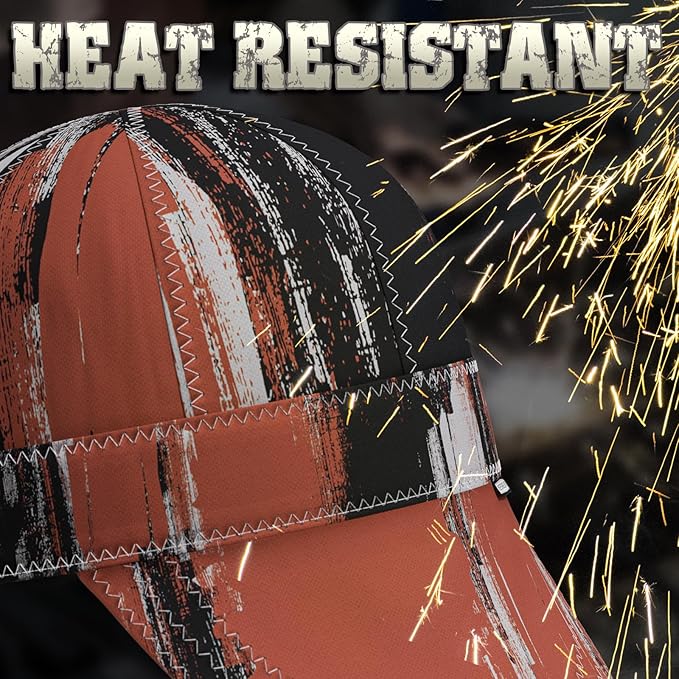 YESWELDER Welding Cap, Modern Style 7-3/8", Heat-Resistant Reversible Durable Protective Welders Cap