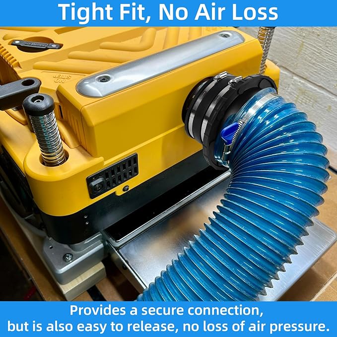 Magnetic Dust Collection Starter Kit for 4" Woodwork Shop Vacuums Dust Hose,One-to-Multi Magnetic Dust Collector System w/1PK Mag Port Connector+2Set 4” Couplers,Hookup Drum Sander Jointer Saw Planer