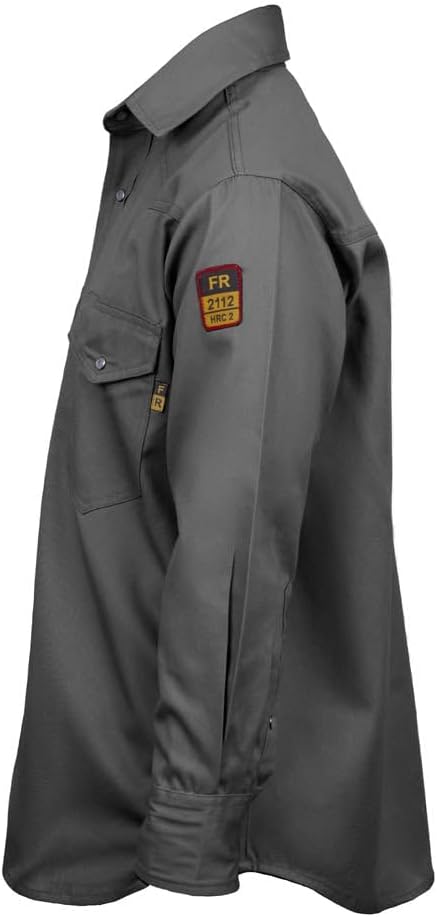 Flame Resistant FR Welding Shirt - 100% C - 9 oz