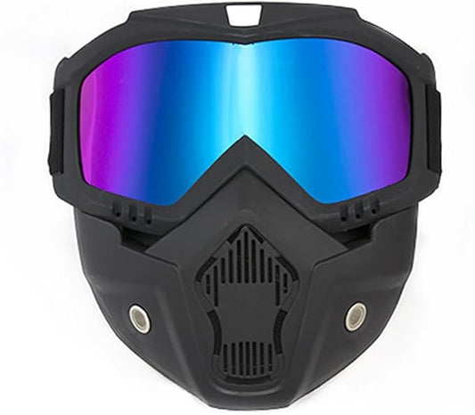 Laveberry Auto Darkening Welding Helmet, Anti-Glare UV Welding Mask for Cutting & Grinding, Detachable Face Shield, Large Viewing Welding Hood,Can Be Used for Welding and Cycling (Multicolor)