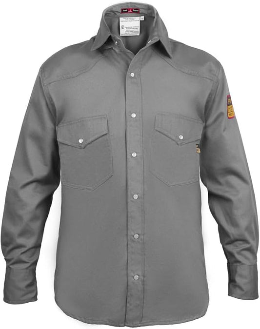 Flame Resistant FR Welding Shirt - 100% C - 9 oz