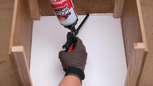 Kraken Bond Window & Door Expanding Foam Sealant - (1x24oz) Professional Gap Filling Gun Use Polyurethane Spray Foam, Low Expansion Waterproof Gap Filler, Gun&Cleaner Included - 1 Pack