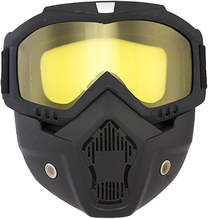 Laveberry Auto Darkening Welding Helmet, Anti-Glare UV Welding Mask for Cutting & Grinding, Detachable Face Shield, Large Viewing Welding Hood,Can Be Used for Welding and Cycling (yellow)