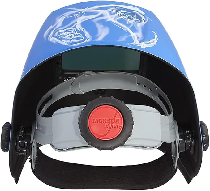 Jackson Safety Premium Graphic Welding Hood with ADF - Ultra Lightweight Auto Darkening Welding Helmet - ANSI Z87.1 (Multiple Styles)