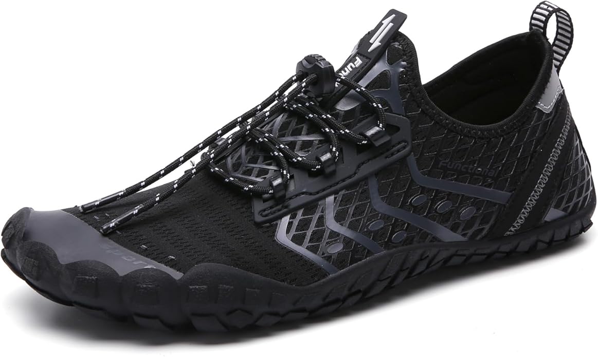 UBFEN Water Shoes Aqua Swim Shoes Mens Womens Beach Sports Quick Dry Barefoot for Boating Fishing Diving Surfing
