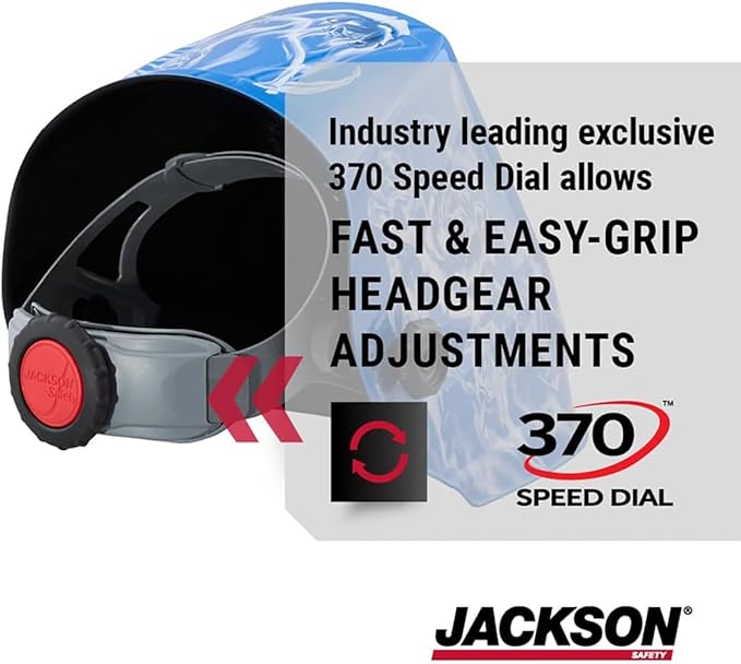 Jackson Safety Premium Graphic Welding Hood with ADF - Ultra Lightweight Auto Darkening Welding Helmet - ANSI Z87.1 (Multiple Styles)