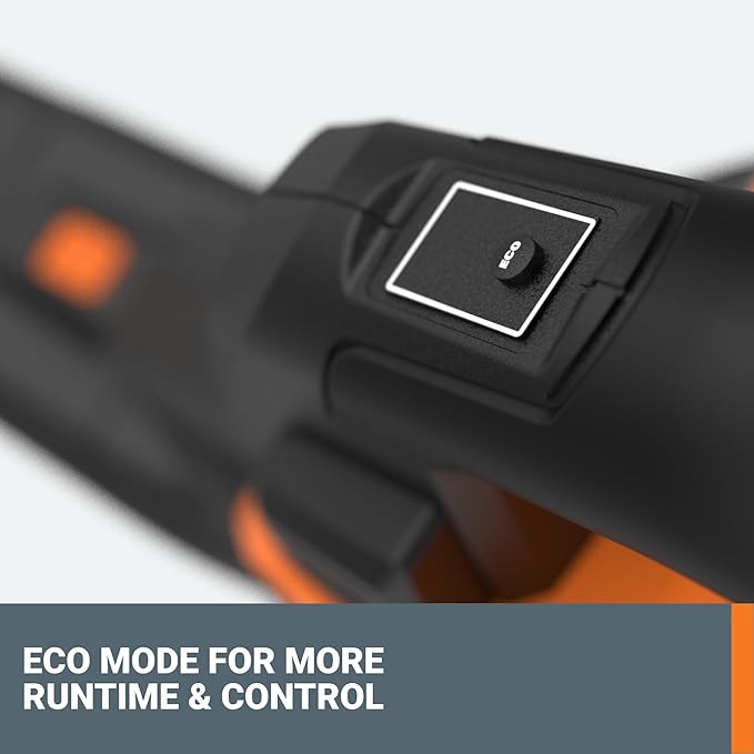 WORX WG583 40V Cordless Leaf Blower, 3 in 1 Blowers for Lawn Care with Vacuum & Mulcher, Electric Blower with Brushless Motor & 2 Speed Control, 2 Batteries & Charger Included