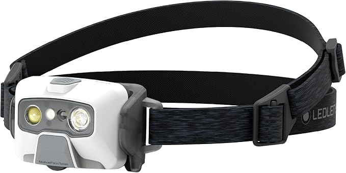 Ledlenser HF6R Core Hands Free, Rechargable Headlamp, Water Resistant, 800 Lumens, White