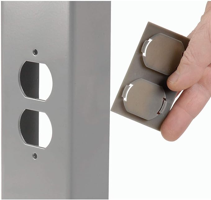 Global Industrial Mobile Adjustable Height C-Channel Leg Workbench, Maple Butcher Block Square Edge, 72" Wx36 D, Gray