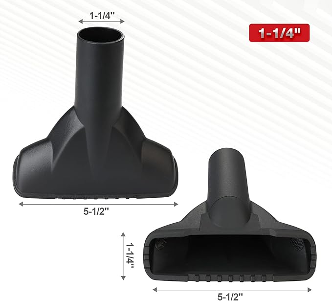 Shop-Vac 3-PC Nozzle Kit, 1-1/4 Inch Diameter for Wet/Dry Use, Includes Gulper, Crevice and Floor Tool