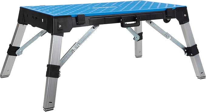 Global Industrial 4-in-1 Portable Workbench with Power Strip