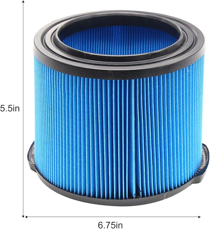 4 Pack VF3500 Replacement Filter for Ridgid Wet Dry Vac filters 3-4.5 Gallon Vacuums, Fits WD3050, WD4070, WD4080,WD4522,4000RV,4500RV