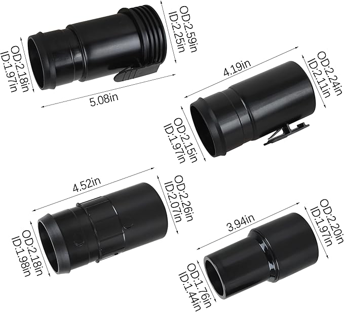 WS25021A Long Hose Attachment for WORKSHOP Wet/Dry Vacs Shop Vacuum Accessories, 2-1/2-inch x 13-feet Locking Hose for Wet Dry Shop Vacuum Cleaners