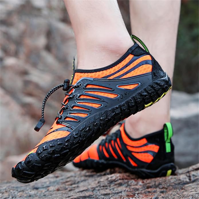 UBFEN Water Shoes Aqua Swim Shoes Mens Womens Beach Sports Quick Dry Barefoot for Boating Fishing Diving Surfing