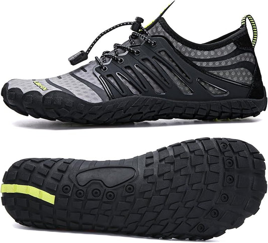 UBFEN Water Shoes Aqua Swim Shoes Mens Womens Beach Sports Quick Dry Barefoot for Boating Fishing Diving Surfing