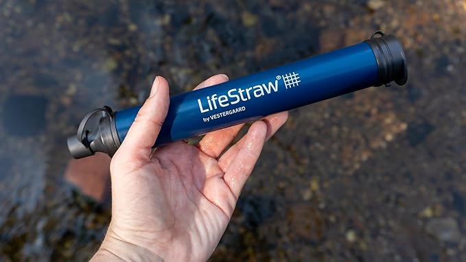 LifeStraw Personal Water Filter for Hiking, Camping, Travel, and Emergency Preparedness