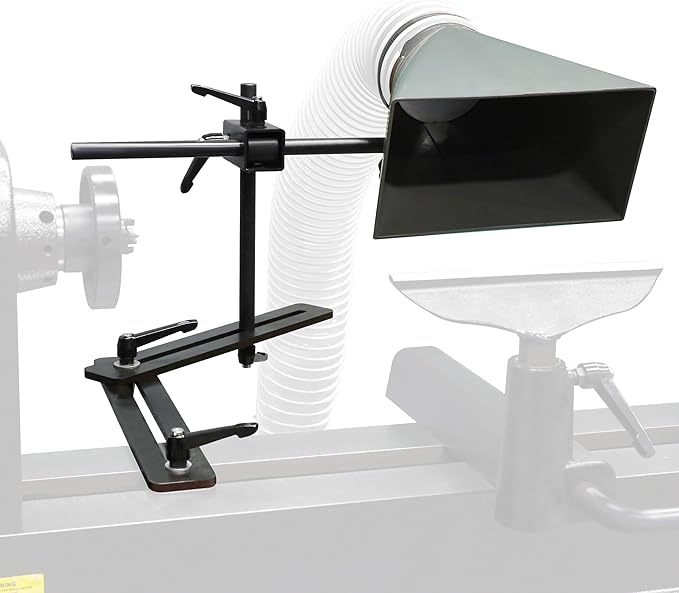 Woodturning Universal Dust Hood for Woodlathe Extraction.
