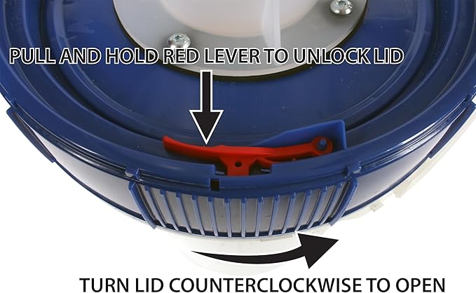 Assembled Quick Click Dust Separator with 5 Gallon Locking Collection Bin and Power Tool Adapter Set with 16 Ft. Hose