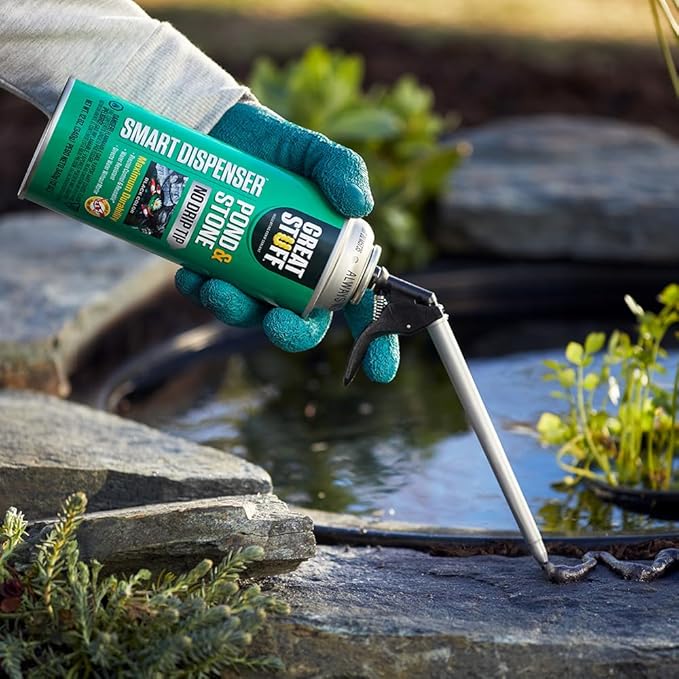 GREAT STUFF 99112849 Smart Dispenser Pond & Stone, 12 oz, Black