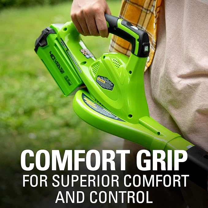 Greenworks 40V (150 MPH / 130 CFM / 75+ Compatible Tools) Cordless Leaf Blower, Tool Only