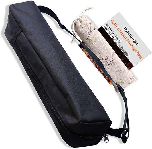 Grill Tool Storage, BBQ tools Bag (Oxford Cloth), Foldable Grilling Bag for Camping and Hiking BBQ. Gift for Men, Give Him a Home Tool.