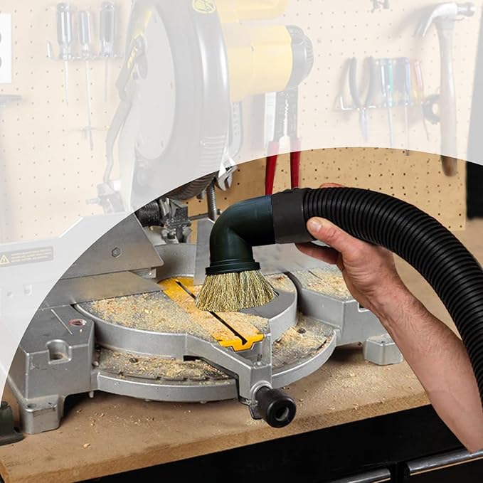 Vacuum Accessories & Attachments for Shop Vac 2-1/2'' - Vacuum Dust Brush & Extension Wand Compatible with Vacuums Using 2-1/4'' Inner Diameter Accessories (Horsehair, 2-1/4'')