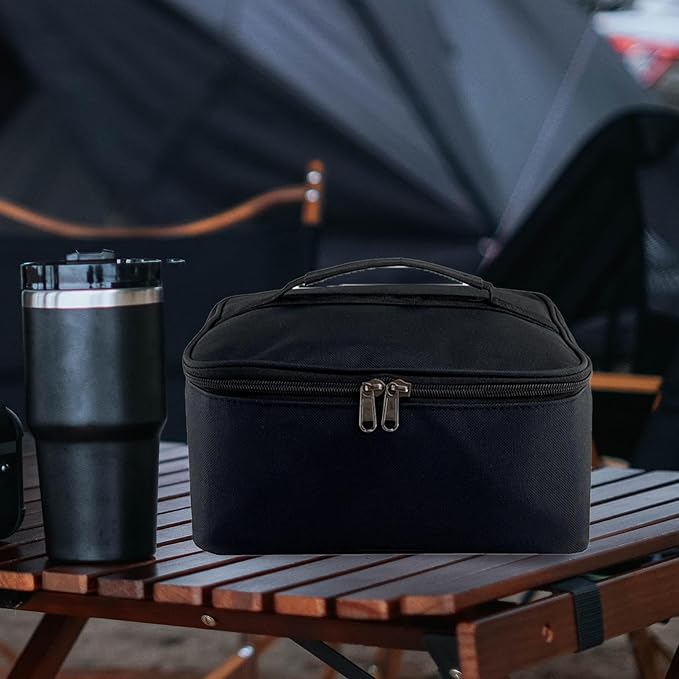 Gas Canister Storage Bag Camping Utensil Bag Pouch Protector Carry Case Tableware Storage Organizer for Picnic Travel Camping