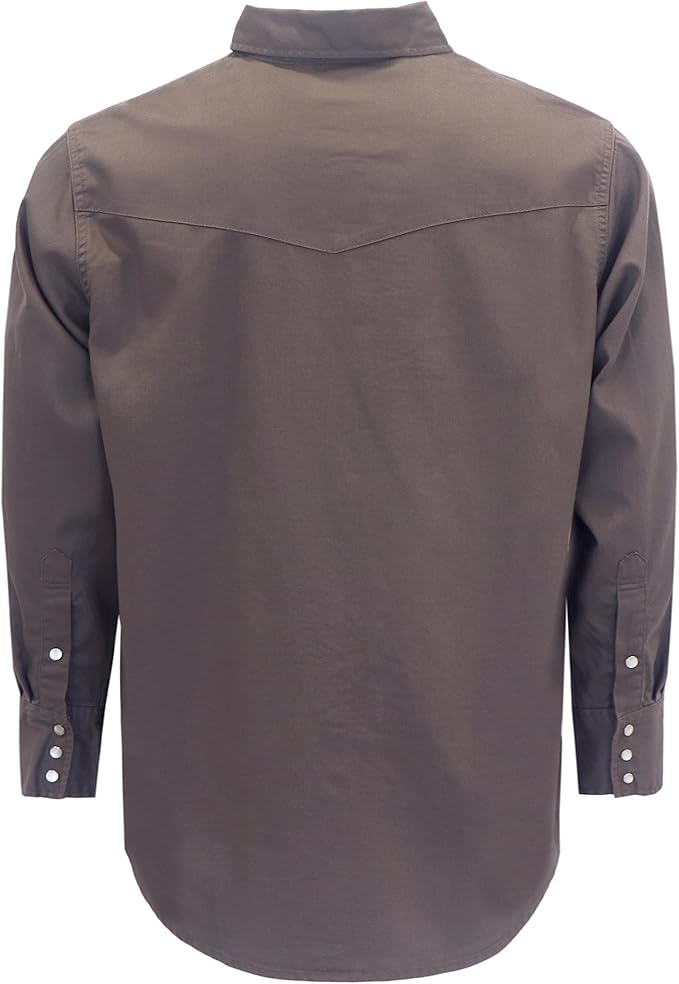 KONRECO FR Shirts for Men Fire Resistant Button Down Work Shirt 100% Cotton 6.5oz Lightweight Welding Shirts