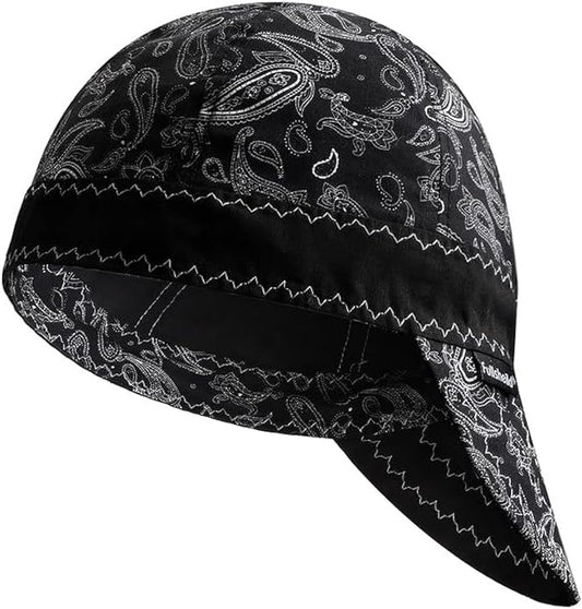 Fullsheild Reversible Welding Cap, Lightweight Cotton Comforts for Safety and Protection, FR 6 Pannel Printed Caps