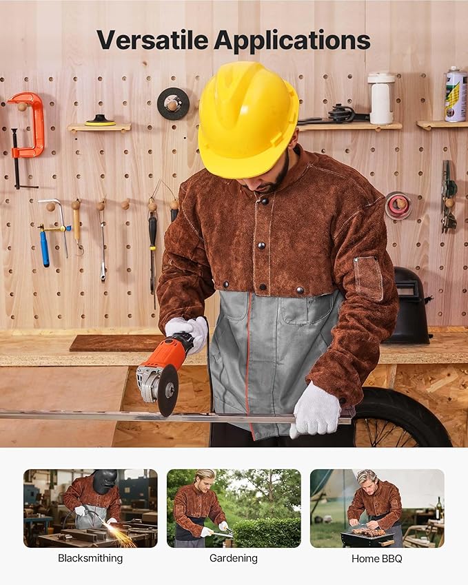 VEVOR Unisex Leather Welding Cape Sleeve