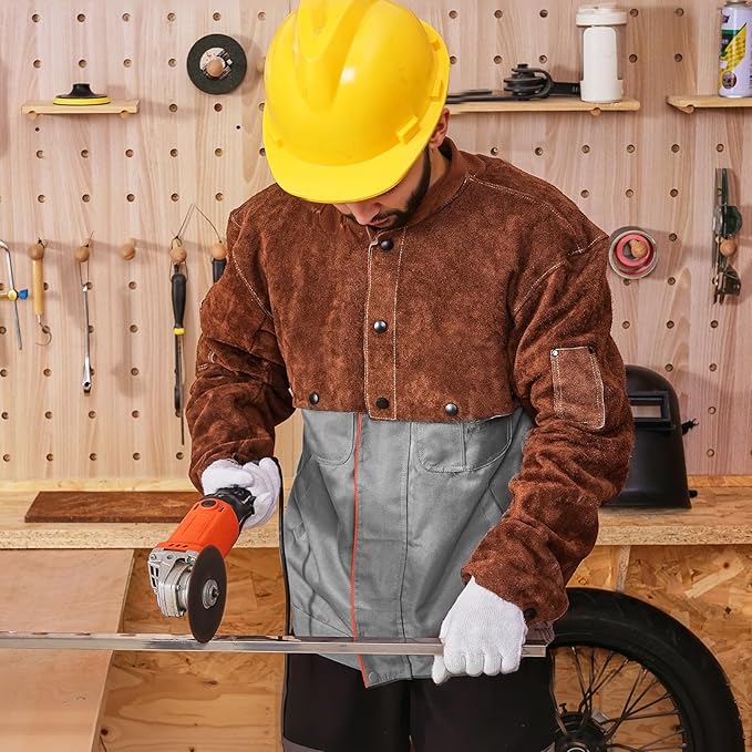 VEVOR Unisex Leather Welding Cape Sleeve