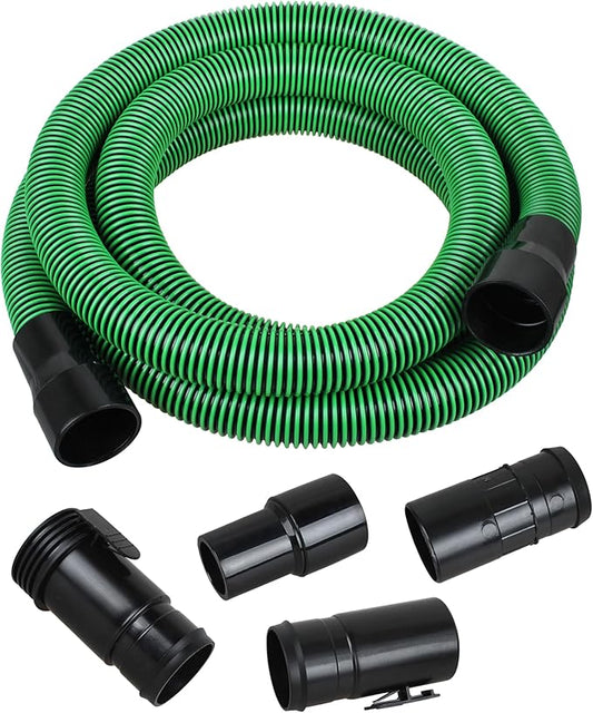 WS25021A Long Hose Attachment for WORKSHOP Wet/Dry Vacs Shop Vacuum Accessories, 2-1/2-inch x 13-feet Locking Hose for Wet Dry Shop Vacuum Cleaners