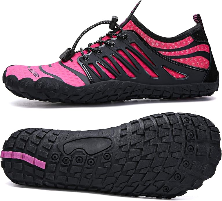 UBFEN Water Shoes Aqua Swim Shoes Mens Womens Beach Sports Quick Dry Barefoot for Boating Fishing Diving Surfing