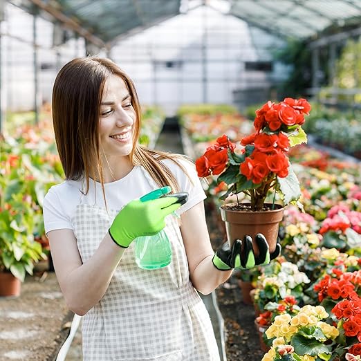 Kebada W1 Work Gloves for Men and Women, Touchscreen PU Coated Gloves with Grip, 50 Pairs Bulk Pack, Ideal for Warehouse Package Handling, Construction, Gardening, Green Small