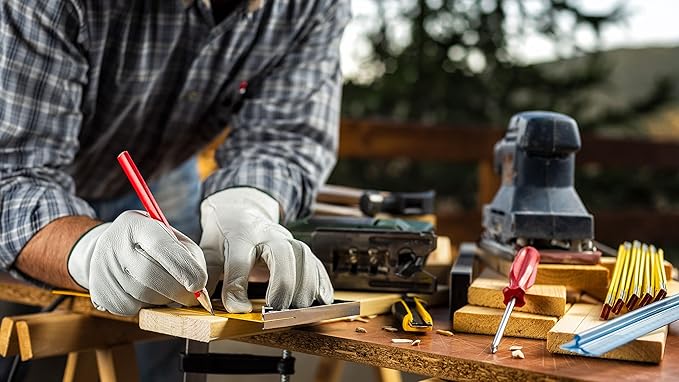 WORK SAFE - PREMIUM CUT LEATHER WORK GLOVES