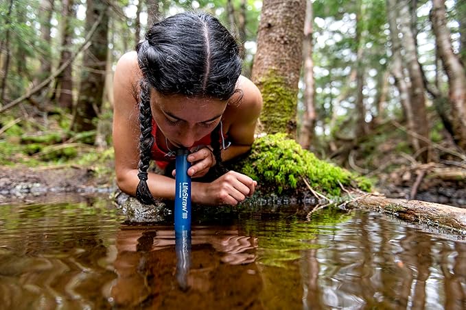 LifeStraw Personal Water Filter for Hiking, Camping, Travel, and Emergency Preparedness