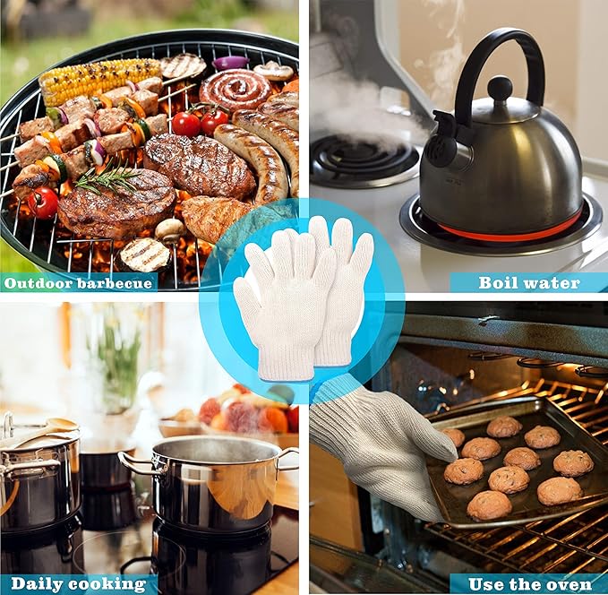 Heat Resistant Oven Glove Hot Surface Handler (Set of 2)